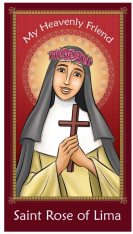 10-Pack of Prayer Card - Saint Rose of Lima